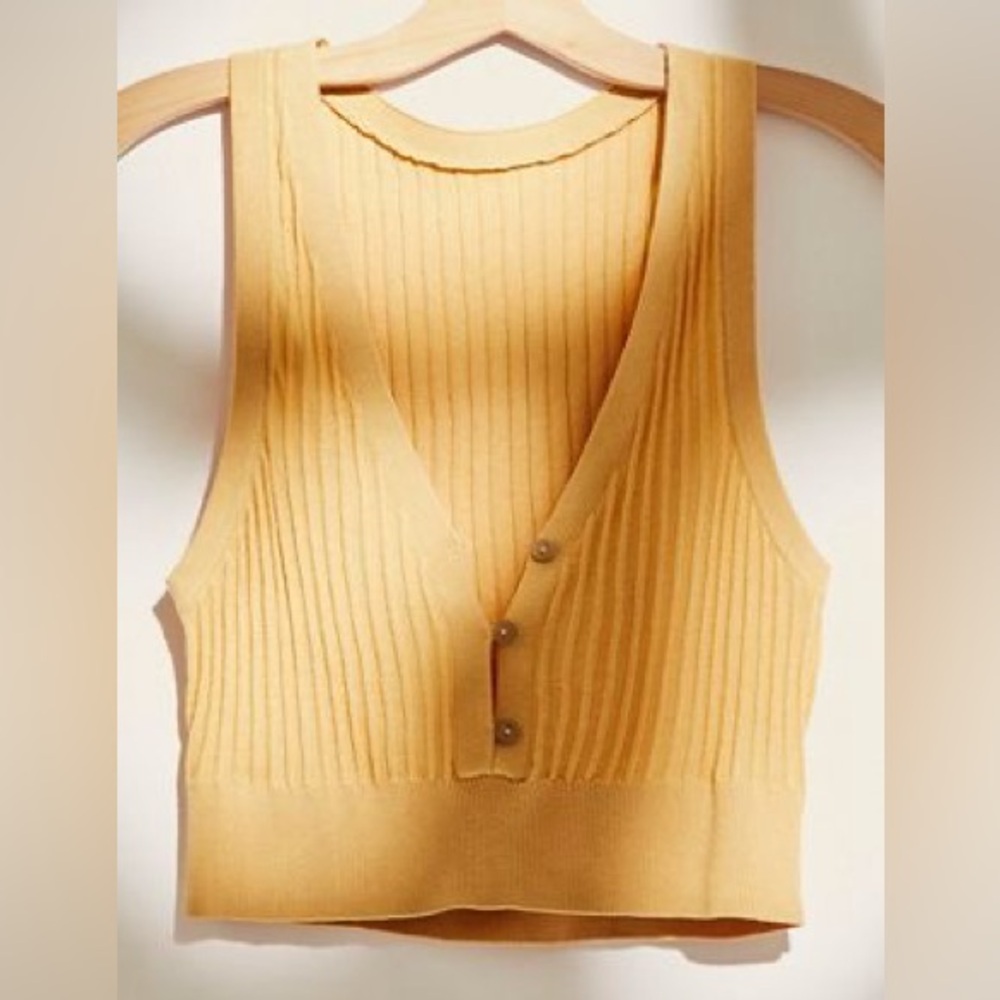 Free People Saturday Morning Crop Top